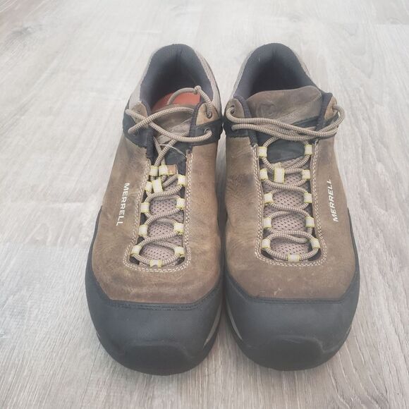 Merrell Col Bungee Cord Mid Waterproof Hiking Boots Brown Men's Size 13 J50207 - Picture 2 of 11